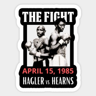 Hagler vs Hearns Original Aesthetic Tribute 〶 Sticker